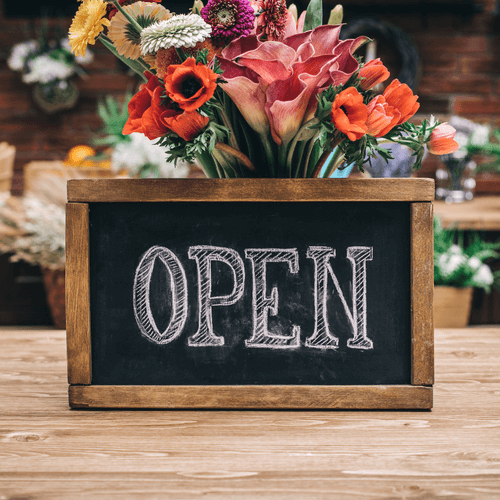 We're Open