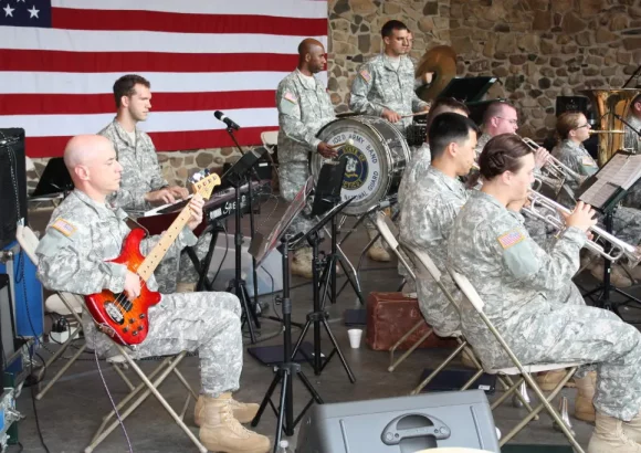 102nd Army Band Performs in Berlin’s Tribute to Veterans Concert